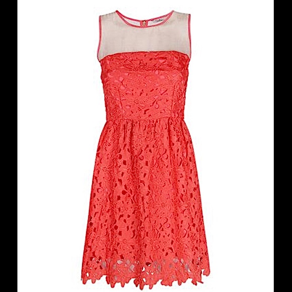 Darling Coral 'Sienna' Lace Dress - Picture 4 of 14
